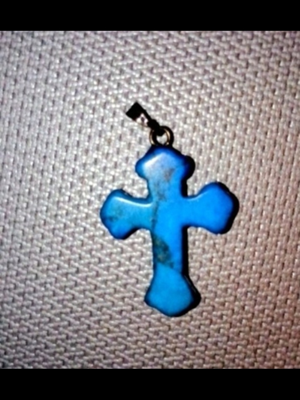 Turquoise Cross Pendant